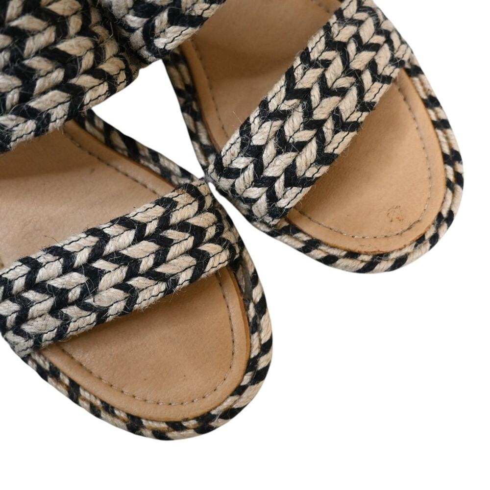 Lucky Brand Womens 6.5 Decime Two Band Jute Slide Sandal - Picture 8 of 11